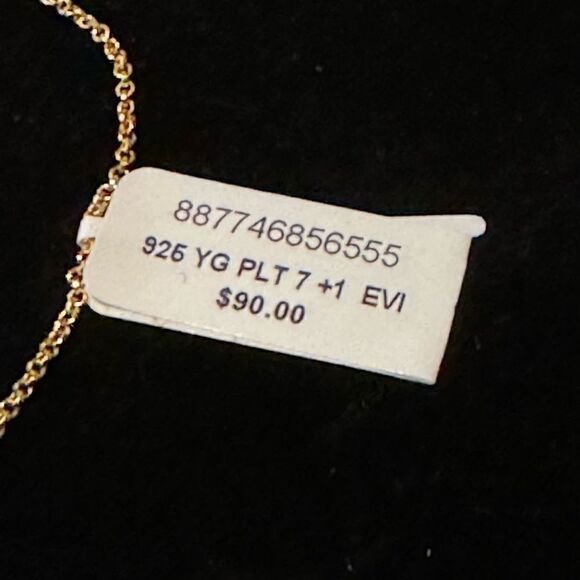 NWT Giani Bernini CZ linear Evil Eye Link Bracelet in 18k Plated Sterling Silver - Picture 4 of 5